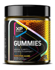 XP Sports Gummies Enhanced Mental Clarity and Stress Tolerance + Eye Health Support Formulated for Esports Athletes, Gamers and Biohackers Sour Citrus Jujube, 80 Gummies (20 Servings)