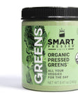 Smart Pressed Organic Greens Superfoods Juice Powder Single Serving ColdPressed Vegan Alkalizing Green Juice Cleanse Detox Original 30 Servings Bottle