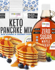 Wholesome Yum Zero Sugar Maple Syrup Keto Maple Syrup With Monk Fruit  Allulose 2 Pack  Natural Sugar Free Pancake Syrup  Non GMO Low Carb Gluten Free Vegan No Aftertaste 2 X 12 fl oz