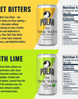 POLAR Diet Mixers Variety Pack Diet Ginger ale Diet Tonic With Lime Diet Tonic and Club Soda Premium Cocktail Mixers 75oz Can  24 PACK By LastFuel