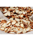 Yupik Sliced California Almonds With Skins 22 lb Unblanched GlutenFree Kosher Raw Good Source Of Protein Fiber Iron  Calcium Low In Carb Pack of 1