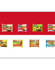 HCG Asian Noodles Variety Pack of 12 Instant Ramen Noodles with Chopsticks