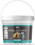 Birch  Meadow Steel Cut Oats 1 Gallon Bucket Whole Grain Irish Oatmeal Breakfast