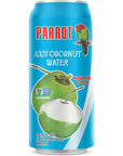 Parrot Brand Coconut Water No Pulp 490ml 166 fl oz100 Juice Refreshing Coconut Taste Natural Essential Plant Based NonGMO Electrolytes Antioxidant Low Calorie HydratingPack of 12