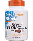 Doctor's Best Enhanced Superba Krill Plus with Omega 3s, 60 Count