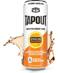 TapouT  Cognitive Energy Drink with Zero Sugar12oz pack of 12 Orange