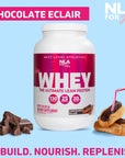 Her Whey (Chocolate Eclair) -1.7 lb tub-Whey Isolate for Women (25 Servings, 20g Protein) Fitness Recovery for Women, Builds Optimal Lean Muscle, Quick Absorbing, Appetite Weight Control, Low Calorie