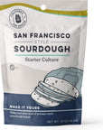 Cultures for Health San Francisco Sourdough Style Starter Culture | Homemade Artisan Bread | Heirloom, non-GMO | Live Culture Bread Mix | Easy to Follow Recipe