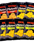 Iberia Plantain Chips, Variety, 4 Salted Plantain Chips, 2 Naturally Sweet Plantain Chips, 2 Garlic Plantain Chips, 3 Ounce (Pack of 8)