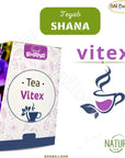 Shana Natural Drink Herbal Tea Vitex Herbal Drink Herbals Herb Herbs Non Gmo No Additives No Artificial Coloring No Caffeine Kosher Halal 264 oz  75 gm 4'I CA E1JE 4'FG -D'D