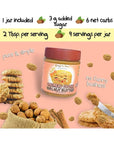 Crazy Go Nuts Walnut Butter - Oatmeal Cookie, 9 oz (1-Pack) - Healthy Snacks, Keto, Vegan, Low Carb, Gluten Free, Superfood - Natural, Non-GMO, ALA, Omega 3 Fatty Acids, Good Fats and Antioxidants