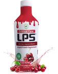 Nutritional Designs LPS Liquid Collagen & Whey Protein Supplement - Sugar-Free Non-GMO Drink - Promotes Healthy Skin & Hair for Men & Women (Cherry, Critical Care)