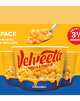 Velveeta Shells  Cheese Original Microwavable Macaroni and Cheese Cups 8 ct Pack 239 oz Cups