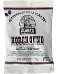 Claeys Horehound Hard Candy 6 oz Pack of 3