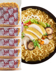 Prince Katsu Gourmet Instant Ramen Noodles Chicken Flavored Noodle Soup 8 Pack 40 Servings Premium Microwaveable Ramen Soup Mix