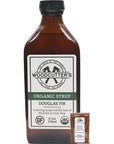 Woodcutters Bitters Douglas Fir Beverage Syrup USDA Organic A Riveting Syrup With The Taste of The Forest In Every Drop 85 oz  IncludesFree Cinnamon from Rhino Fine Foods071 oz