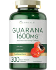 Carlyle Guarana 1600mg - 200 Quick Release Capsules