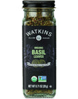 Watkins Gourmet Organic Spice Jar, Basil, 0.71 Oz