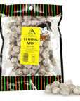 Asia Trans Seeded White Li Hing Mui Crack Seed Plums  Hawaiian Favorite  Salty Sour  Bitter Dried Asian Plum Candy