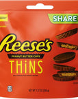 Reese’s Thins, Milk Chocolate and Peanut Butter Cups, 208 g