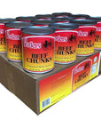 Yoders Canned Beef Chunks Full Case