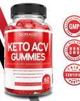 KETO ACV Gummies for Weight Management Support (1000mg Per Serving) - Apple Cider Vinegar Gummies - Promote Healthy Digestion & Metabolism - Delicious Apple Flavor - ACV AC Gummies - (60 Gummies)