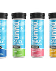 Nuun Energy: Caffeine, B Vitamins, Ginseng, Electrolyte Drink Tablets, Mixed Flavors, 10 Count (Pack of 4)