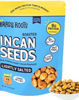 Brass Roots Organic Roasted Sacha Inchi Seeds Lightly Salted  Keto Paleo Allergen Free Low Fodmap 12 oz Pack of 1 Seen on Shark Tank