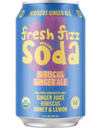 Fresh Fizz Sodas Organic Soda  All Natural Soda Sweetened With Honey Flavors Include Sparkling Juices and Soda Pops Like Cola and Ginger Ale  No Stevia Aftertaste Made With Real Food Ingredients Great For Paleo And SCD Diets