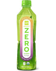 ALO ORGANIC ZERO Aloe Vera Juice, Peach + Plum - 16.9 fl oz, Pack of 12