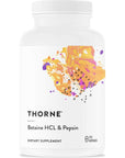 Thorne Betaine HCL & Pepsin - Digestive Enzymes - 225 Capsules