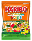 Haribo GummiesMini Rainbow Frogs5 Oz3 Count