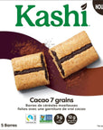 Kashi Cocoa 7 Grain Soft Baked Cereal Bars, (5x35 g), 175g/6.2 oz., Box, {Imported from Canada}