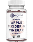 Garden of Life Apple Cider Vinegar Gummies USDA Organic ACV Gummy Vitamins Made with Real Fruit Blend, Whole Food Vitamin B12 - Vegan, Gluten Free, Non-GMO, Kosher - 60 Gummies