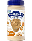 Peanut Butter & Co. Original Peanut Powder, Non-GMO Project Verified, Gluten Free, Vegan, 6.5 oz Jar