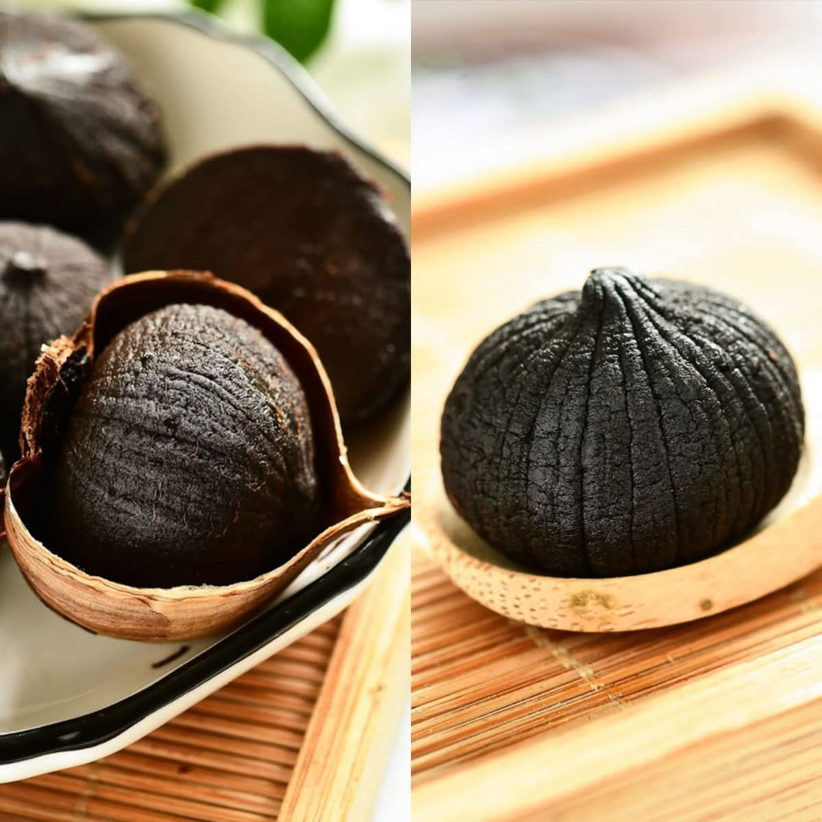 RioRand Black Garlic 908g  2 Pounds Whole Peeled Black Garlic Aged for Full 90 Days Black Garlic Jar Equal to 4lbs of Whole Black Garlic 908g  2 Pound