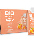 BioSteel Sports Drink Great Tasting Hydration with 5 Essential Electrolytes Peach Mango Flavor 167 Fluid Ounces 12Pack