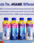 AGAME Sports Drink Dragon Fruit Plum The Ultimate Hydration Sports Beverage for Athletes 8 Essential Vitamins including B C  E plus Natural Sea Salt Electrolytes All Natural Flavors  Sweeteners Gluten Free 169 Fl Oz Pack of 12