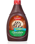 Gefen Gluten Free Chocolate Syrup 22 Ounce No High Fructose Corn Syrup Dairy Free Kosher Including Passover