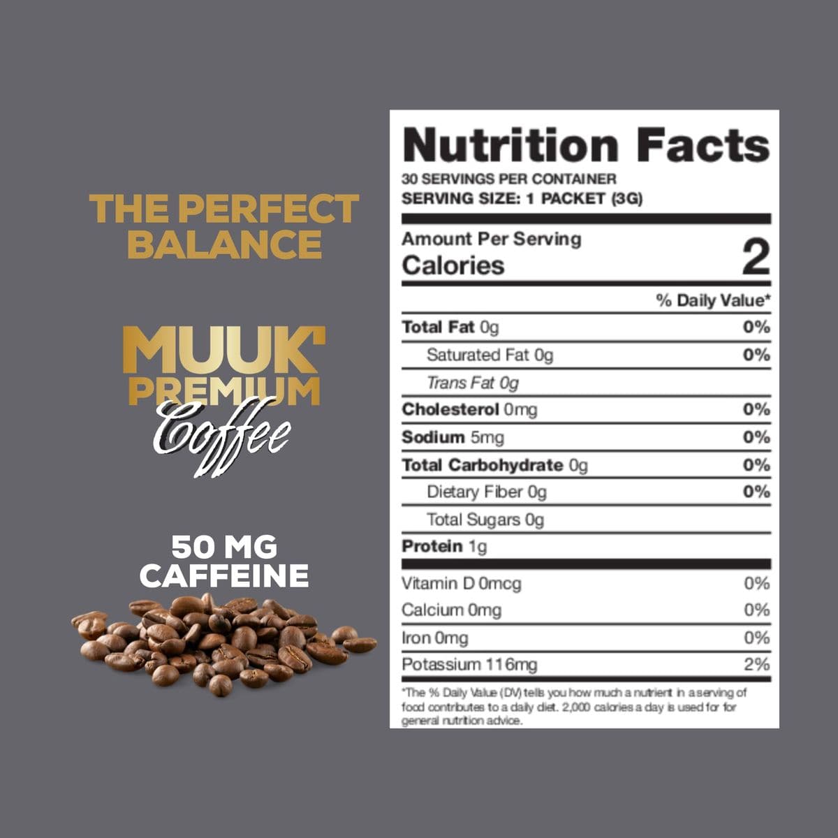 MUUK Premium Instant Coffee  FreezeDried Medium Roast 100 Arabica Organic Coffee Beans  Ethiopian Finest  Barista Approved  35oz 100g Pouches  30 servings