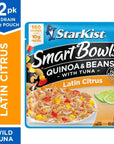 StarKist Smart Bowls Latin Citrus 45 oz Pouch Pack of 12  Features Quinoa  Beans with Wild Caught Tuna