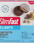 SlimFast Delights Peanut Butter Chocolate Snack Cup 10 Count