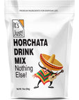 Its Just  Horchata Drink Mix Just Add Water Makes 1 Gallon Traditional Mexican Flavor GlutenFree NonGMO Made in USA 10oz