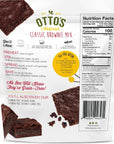 Otto's Naturals Classic Brownie Mix - Organic, Gluten-Free, Nut Free, Non-GMO Verified, Made with Organic Cassava Flour - 11.1 Ounce Bag (Grain Free Classic Brownie Single)