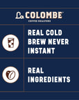 La Colombe Coffee Cold Brew Black Unsweetened 11 fl oz Cans Pack of 12 Coffeehouse Quality Natural Sweetness Specialty Grade Coffee Beans ReadytoDrink OntheGo