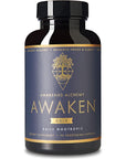 Awaken Gold Premium Nootropic Supplement | Advanced Brain Nutrition | Improve Memory & Learning | Enhance Focus & Clarity | Intensify Drive | 11 Premium Ingredients | 45 Servings