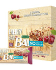 BA! Energy Bar No Sugar Cherry and Amaranthus Healthy Bar Snacks - Ppack of 6x30g