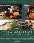 Iyasa Holistics Organic Senna Leaves Loose TeaCut and Sifted Loose Relaxing Caffeine Free Night Time Tea Resealable Pack 08 Ounce