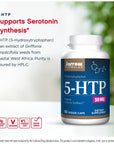 Jarrow Formulas 5-HTP - 90 Veggie Caps - Supports Melatonin Production & Serotonin Synthesis - 90 Servings (Packaging may vary)