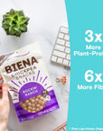 BIENA Chickpea Snacks  Crunchy Roasted Chickpeas  High Fiber Vegan Protein Snacks for Adults and Kids  5 Ounce Individual Pack  Rockin Ranch